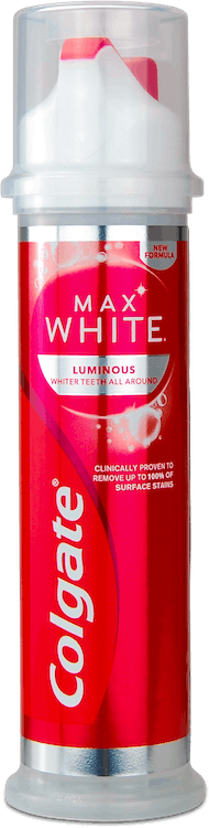 Colgate Max White Mint Whitening Toothpaste Pump 100ml