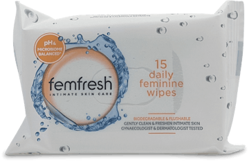 Femfresh Feminine Intimate Wipes 15 Pack