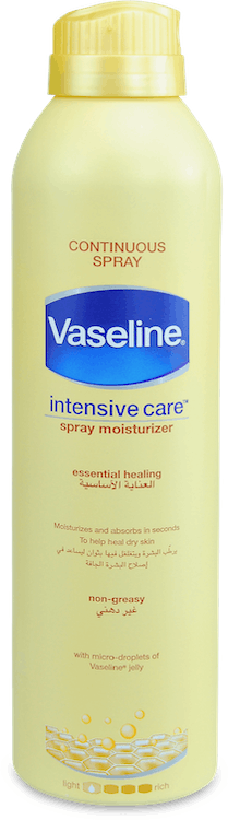 Vaseline Spray Moisturiser Essential Healing 190ml