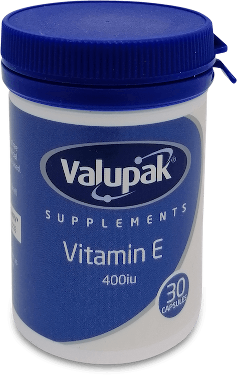 Valupak Vitamin E 400iu 30 Capsules