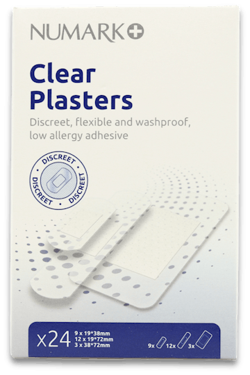 Numark Clear Plasters 24 Pack