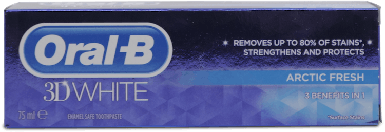 Oral-B 3D White Arctic Fresh Toothpaste 75ml