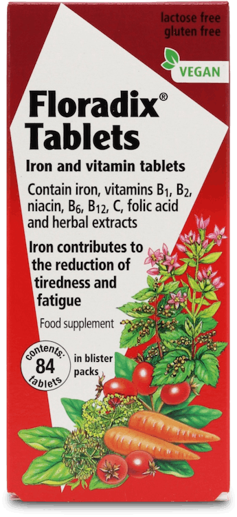 Floradix Iron and Vitamin 84 Tablets