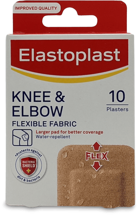 Elastoplast Knee & Elbow Fabric 10 Plasters