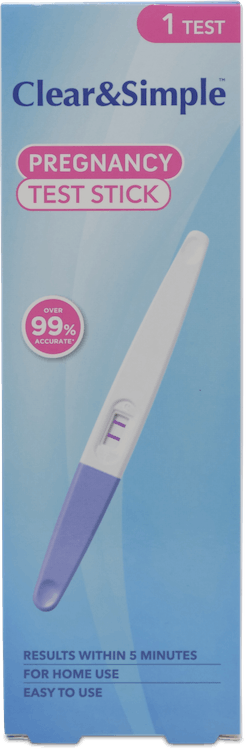 Clear&Simple Pregnancy Test 1 Pack