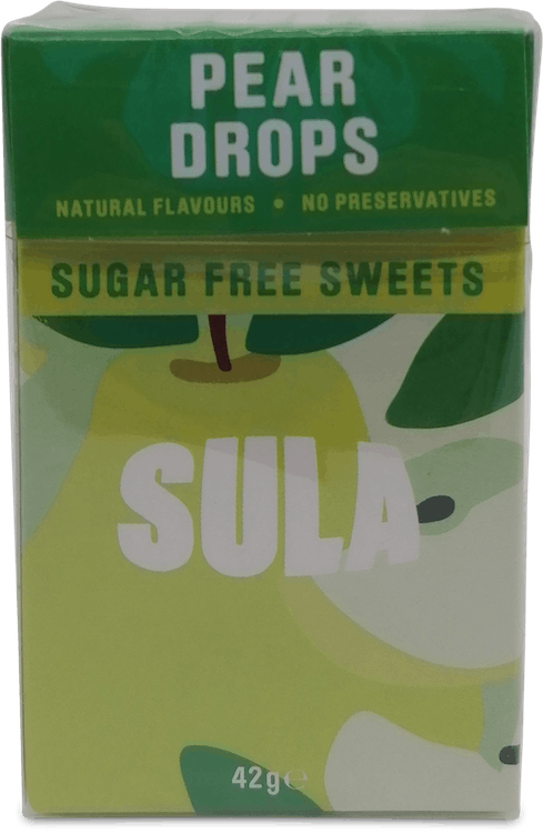 Sula Pear Drops Sugar Free Sweets 42g