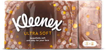 Kleenex Ultra Soft Pocket Tissues 8 Pack