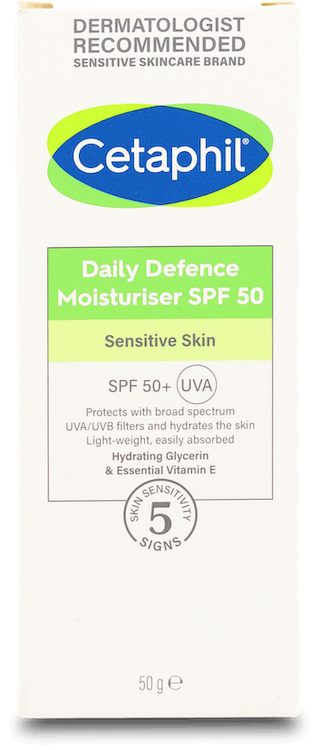 Cetaphil Daily Defence Moisturiser SPF 50+ 50g