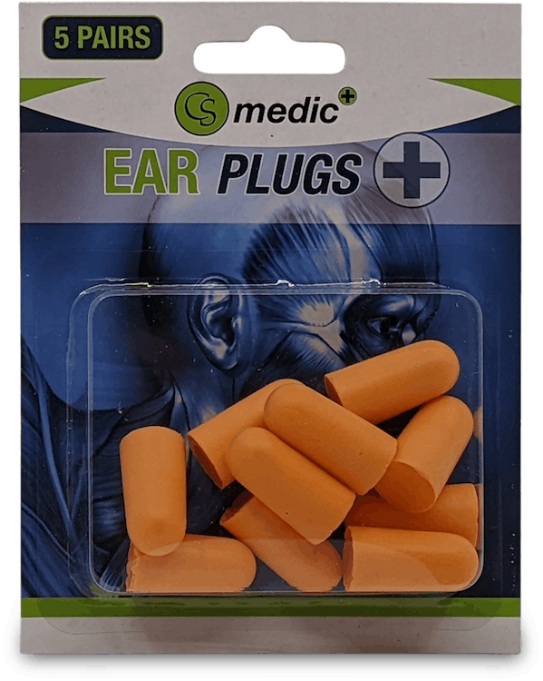 CS Medic Ear Plugs 5 Pairs