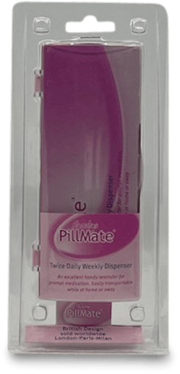 Shantys Pillmate Twice Daily Weekly Dispenser Assorted Colours