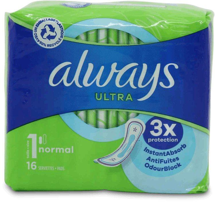 Always Ultra Normal Pads 16 Pack