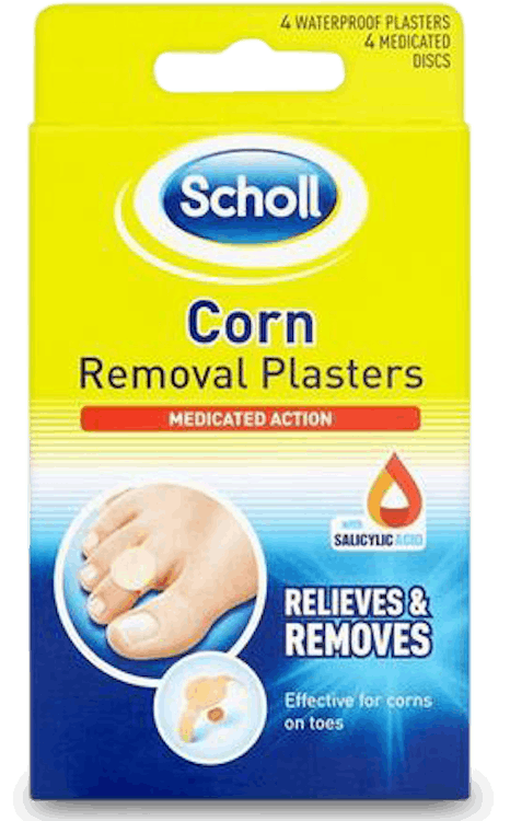 Scholl Corn Removal Plasters 4 Plasters and 4 Discs