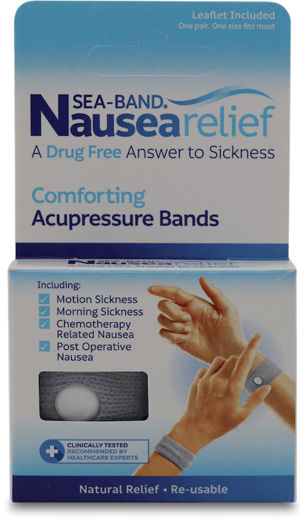 Sea-Band One Pair Acupressure Wrist Bands