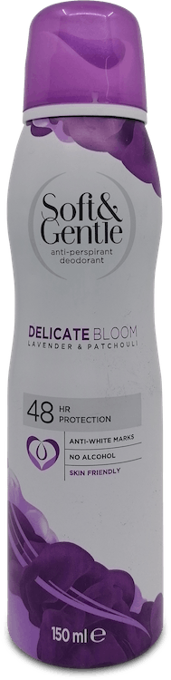 Soft & Gentle Delicate Bloom Lavender And Patchouli Deodorant 150ml