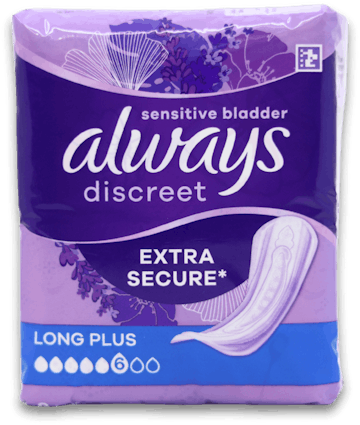 Always Discreet Pads Long Plus 8 Pack