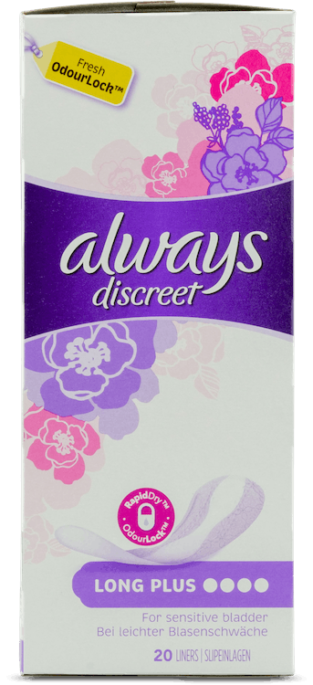 Always Discreet Plus 20 Liners