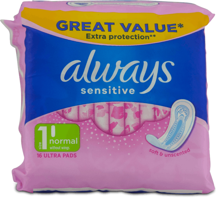 Always Sensitive Normal 16 Pack