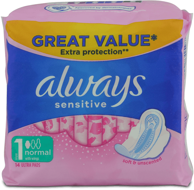 Always Sensitive Normal Plus 14 Pack