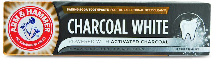 Arm & Hammer Charcoal White Peppermint 75ml