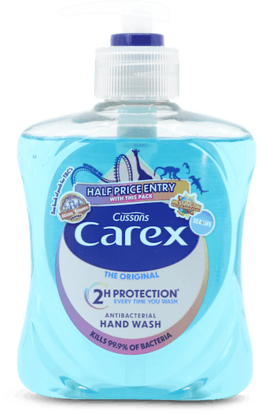 Carex Original 2H Protection Antibacterial Hand Wash 250ml