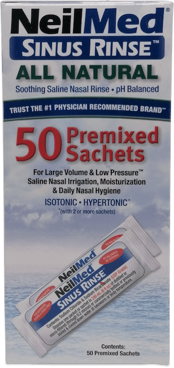 NeilMed Sinus Rinse 50 Premixed Sachets