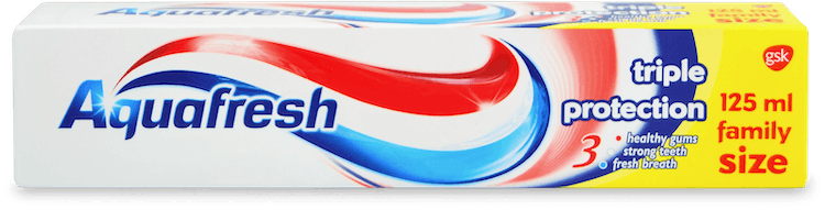 Aquafresh Triple Protection Fluoride Toothpaste 125ml