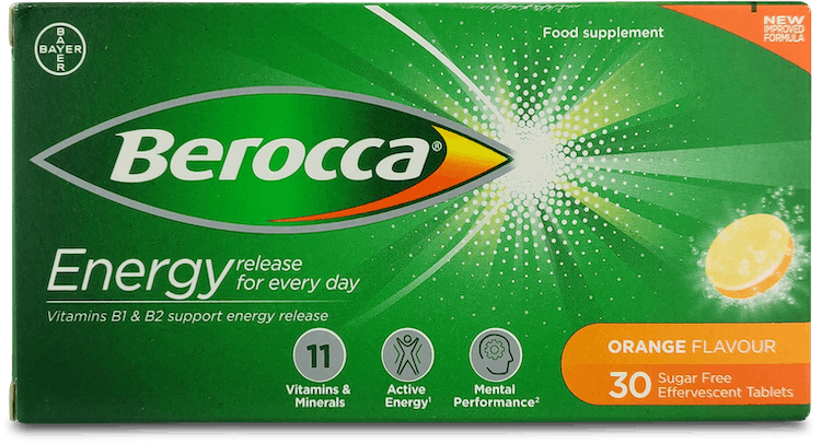 Berocca Orange Effervescent 30 Tablets