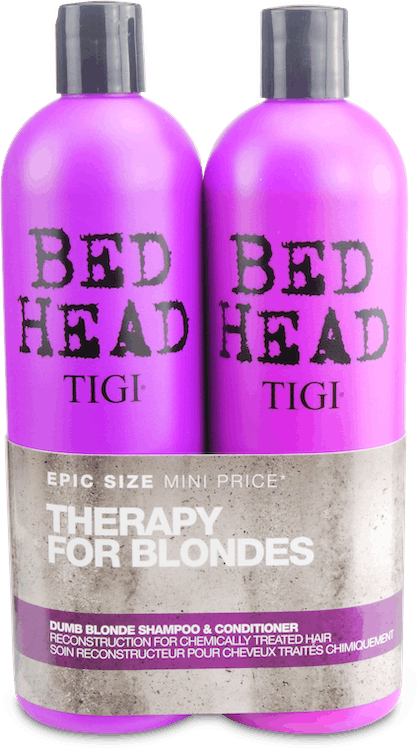 Tigi Bed Head Dumb Blonde Shampoo & Conditioner 750ml 2 Pack