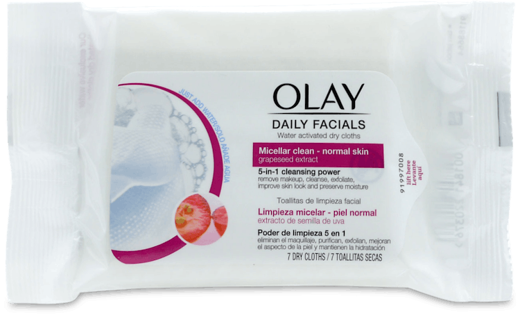 Olay Daily Facials Cleansing Wipes Pack of 5