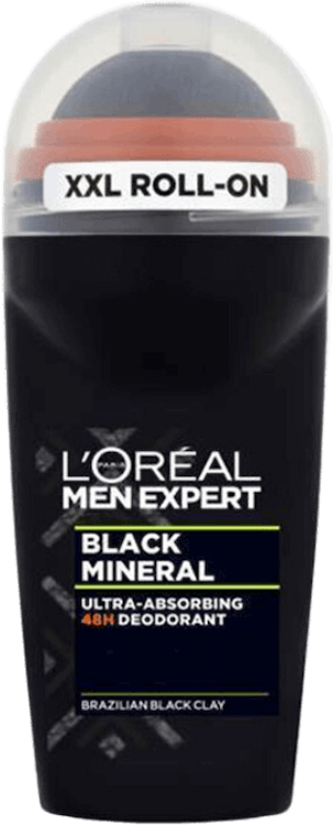 L'Oréal Men Expert 50ML Roll On Black Mineral