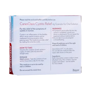 Canesoasis Cystitis Relief