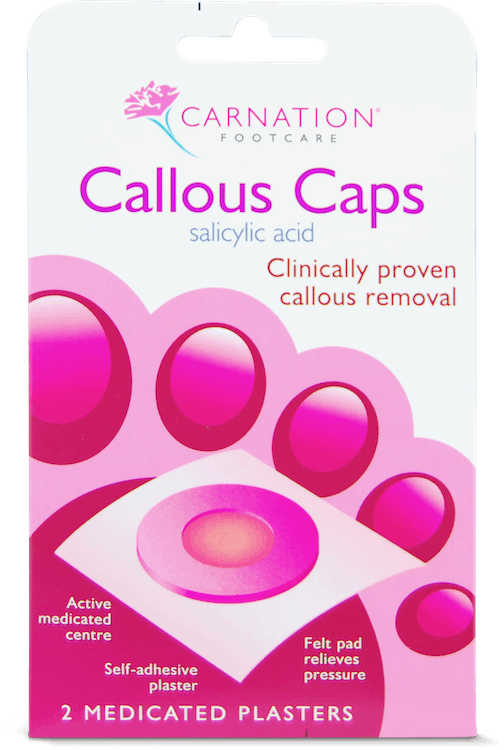 Carnation Callous Caps 2 Pack