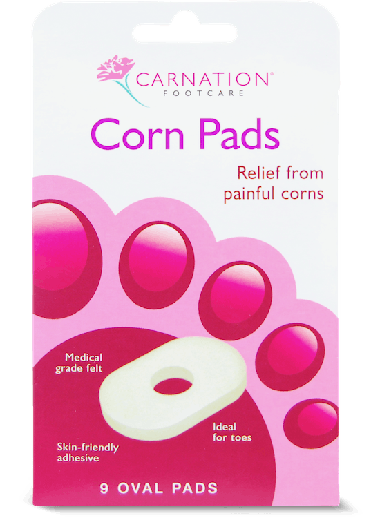 Carnation Corn Oval 9 Pads