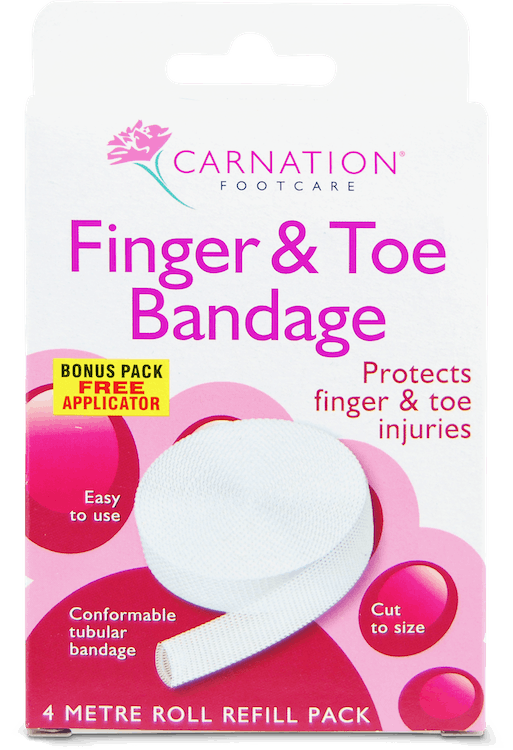 Carnation Finger and Toe Bandage 4m Roll Refill Pack