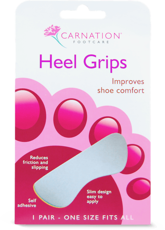 Carnation Heel Grips 1 Pair