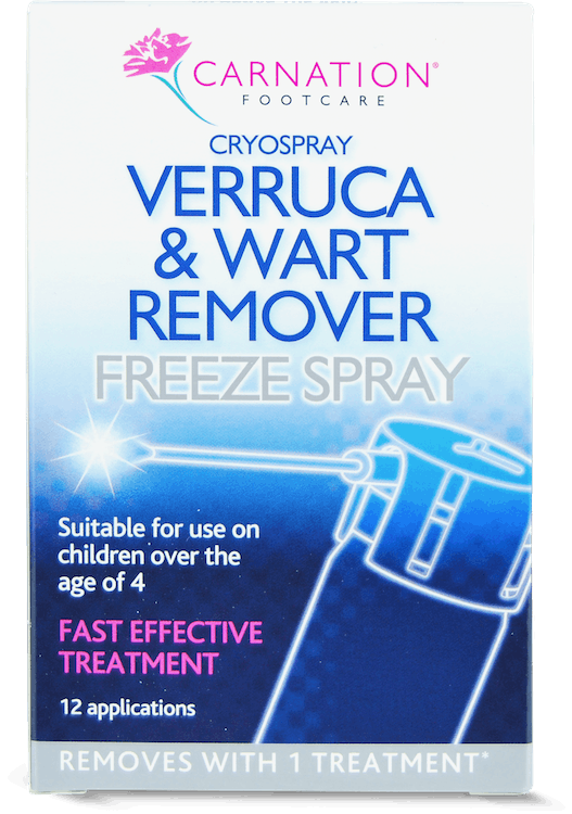 Carnation Verruca and Wart Remover Freeze Spray 50ml