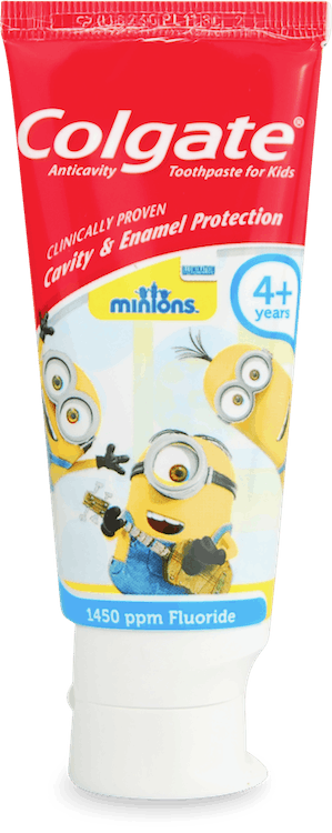 Colgate Kids Minions 4+ Years Mild Flavour Toothpaste 50ml