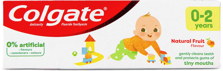 Colgate Toothpaste Kids Mild Fruit 0-2 Years 50ml