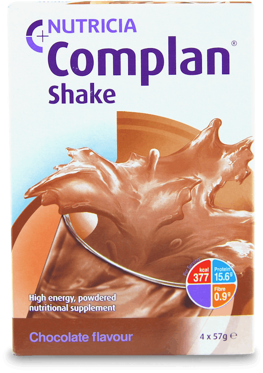 Complan Shake Chocolate Flavour 57g 4 Pack