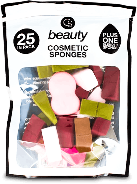 CS Beauty Cosmetic Sponges 25 Pack