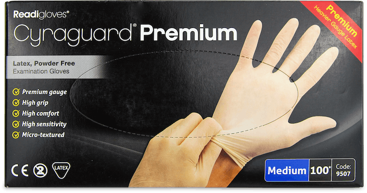 Cyraguard Premium Gloves Medium 100 Pack