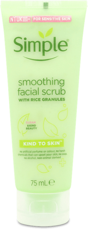 Simple Smoothing Facial Scrub 75ml