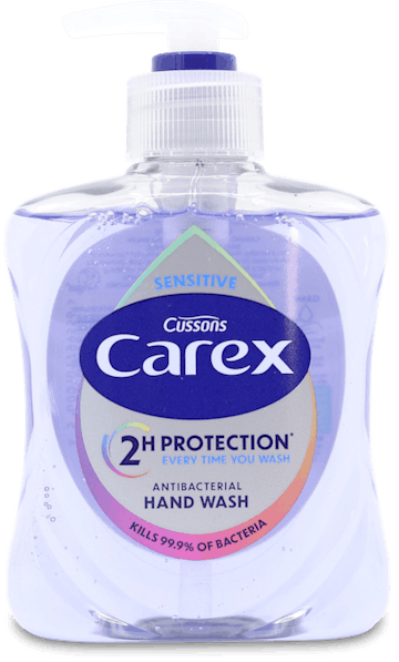 Carex Sensitive  2H Protection Antibacterial Handwash 250ml