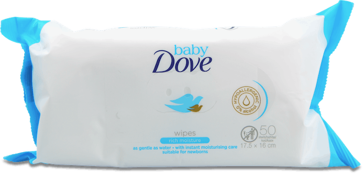 Baby Dove Rich Moisture 50 Wipes