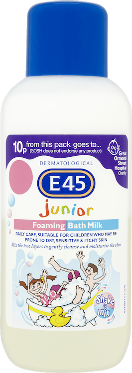 E45 Junior Foaming Bath Milk 500ml