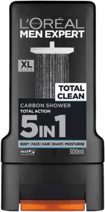 L'Oréal Men Expert Total Clean Total Action 5 in 1 Shower Gel 300ml