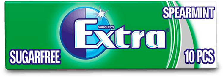 Extra Spearmint Gum 10pcs