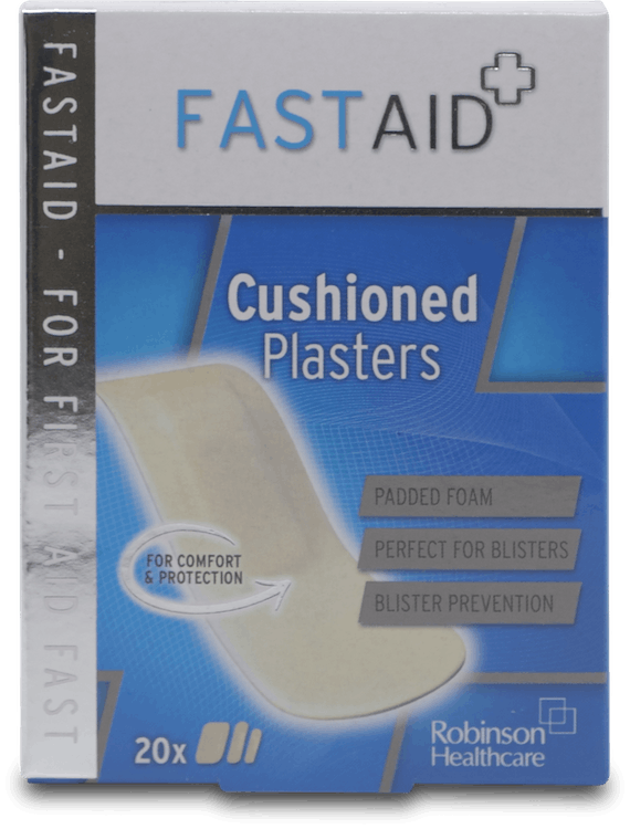 Fast Aid Cushioned Plasters 20 Pack