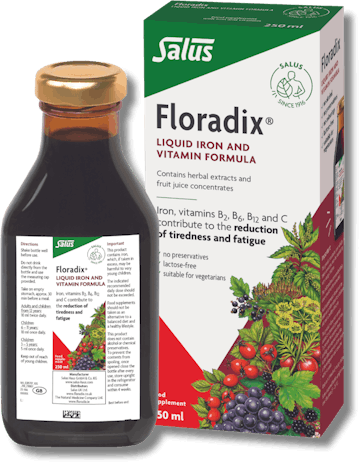 Floradix Liquid Iron and Vitamin Formula 250ml