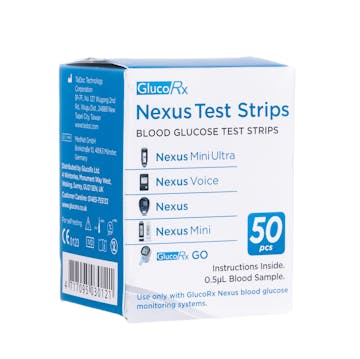 GlucoRx Nexus 50 Test Strips